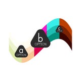 Calibre géométrique coloré abstrait de conception d'infographics d'option avec des options d'ABC d'échantillon Fond abstrait pour illustration de vecteur Calibre géométrique coloré abstrait de conception d'infographics d'option avec des options d'ABC d'échantillon Fond abstrait pour illustration de vecteur