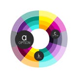 Calibre géométrique coloré abstrait de conception d'infographics d'option avec des options d'ABC d'échantillon Fond abstrait pour illustration stock Calibre géométrique coloré abstrait de conception d'infographics d'option avec des options d'ABC d'échantillon Fond abstrait pour illustration stock