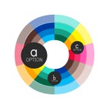 Calibre géométrique coloré abstrait de conception d'infographics d'option avec des options d'ABC d'échantillon Fond abstrait pour illustration libre de droits Calibre géométrique coloré abstrait de conception d'infographics d'option avec des options d'ABC d'échantillon Fond abstrait pour illustration libre de droits