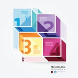 Calibre infographic de style minimal de conception moderne. Illustration Stock Calibre infographic de style minimal de conception moderne. Illustration Stock