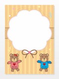 Calibre mignon de carte avec la couleur et le Teddy Bear Vector de Brown illustration de vecteur Calibre mignon de carte avec la couleur et le Teddy Bear Vector de Brown illustration de vecteur