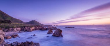 California Beach Sunset Royalty Free Stock Images California Beach Sunset Royalty Free Stock Images