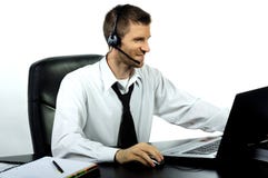 Call Center Royalty Free Stock Image