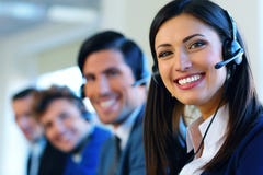 Call center operators royalty free stock photo Call center operators royalty free stock photo