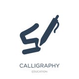 calligraphy icon in trendy design style. calligraphy icon isolated on white background. calligraphy vector icon simple and modern royalty free illustration calligraphy icon in trendy design style. calligraphy icon isolated on white background. calligraphy vector icon simple and modern royalty free illustration