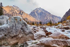 Calm mountain river royalty free stock image Calm mountain river royalty free stock image