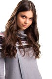 Calm woman in gray sweatshirt. stock photos Calm woman in gray sweatshirt. stock photos