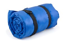 Cama de acampamento fotografia de stock royalty free Cama de acampamento fotografia de stock royalty free