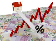Cambiamenti di programma nei valori immobiliari illustrazione vettoriale Cambiamenti di programma nei valori immobiliari illustrazione vettoriale