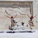 Cambiamento della protezione a Atene immagine stock Cambiamento della protezione a Atene immagine stock