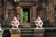 Cambodia Angkor Banteay Srey Royalty Free Stock Photography Cambodia Angkor Banteay Srey Royalty Free Stock Photography