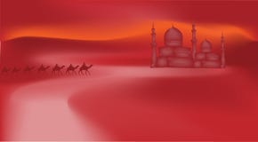 Camels in the desert Stock Photo Camels in the desert Stock Photo