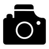 Camera icon, simple style stock illustration Camera icon, simple style stock illustration