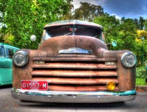 camioneta pickup clásica de Chevy del americano de los años 50 imágenes de archivo libres de regalías camioneta pickup clásica de Chevy del americano de los años 50 imágenes de archivo libres de regalías