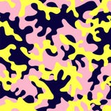 Camo military in pink yellow color vector illustration Camo military in pink yellow color vector illustration