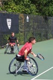 CAMPEONATOS de la SILLA DE RUEDAS de USTA 2018/Dwight Davis Tennis Center imagen de archivo CAMPEONATOS de la SILLA DE RUEDAS de USTA 2018/Dwight Davis Tennis Center imagen de archivo