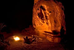 Campfire At Valley Of Fire State Park Stock Image Campfire At Valley Of Fire State Park Stock Image