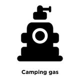 Camping gas icon vector isolated on white background, logo concept of Camping gas sign on transparent background, black filled stock illustration Camping gas icon vector isolated on white background, logo concept of Camping gas sign on transparent background, black filled stock illustration