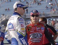 Campione di Jeff Gordon NASCAR fotografie stock Campione di Jeff Gordon NASCAR fotografie stock