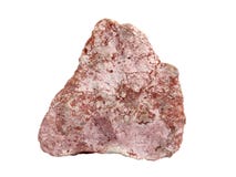 Campione naturale della roccia della breccia da calcare e da marna con il cemento dell'carbonato-argilla su fondo bianco Fotografia Stock Libera da Diritti Campione naturale della roccia della breccia da calcare e da marna con il cemento dell'carbonato-argilla su fondo bianco Fotografia Stock Libera da Diritti