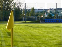 Campo de fútbol imagen de archivo libre de regalías Campo de fútbol imagen de archivo libre de regalías