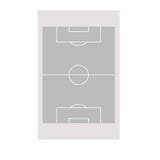 Campo di calcio semplice grigio di calcio illustrazione vettoriale Campo di calcio semplice grigio di calcio illustrazione vettoriale