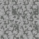 Camuflaje gris del pixel de Digitaces, modelo inconsútil del camo para su diseño Los militares camuflan ilustración del vector Camuflaje gris del pixel de Digitaces, modelo inconsútil del camo para su diseño Los militares camuflan ilustración del vector