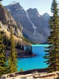 Beautiful Moraine Lake, Banff NP, Canada stock photo Beautiful Moraine Lake, Banff NP, Canada stock photo