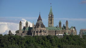 Canada`s Parliament Buildings in Ottawa