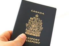Canadian Passport With White Background Stock Photo Canadian Passport With White Background Stock Photo