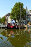 Canals and boats of Amsterdam royalty free stock images Canals and boats of Amsterdam royalty free stock images