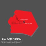 Canberra-huvudstad av den Australien översiktsvektorn är illustration-du Här-parlament byggnad, isolerad politisk översikt för bl vektor illustrationer Canberra-huvudstad av den Australien översiktsvektorn är illustration-du Här-parlament byggnad, isolerad politisk översikt för bl vektor illustrationer
