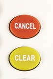 CANCEL - CLEAR Button 03 Royalty Free Stock Image
