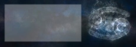 Cancerzodiaktecken Cancerhoroskoptecken Malltextrum arkivbild Cancerzodiaktecken Cancerhoroskoptecken Malltextrum arkivbild