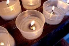 Candle In The Church Royalty Free Stock Image
