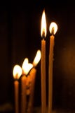Candles In Church Royalty Free Stock Photo