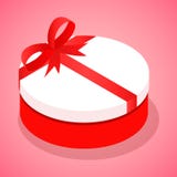 Candy box icon, isometric style royalty free illustration Candy box icon, isometric style royalty free illustration