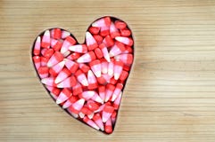 Valentine Candy Corn Background Stock Photo - Image of colorful