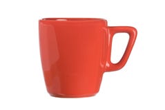 Caneca vermelha Fotografia de Stock Royalty Free Caneca vermelha Fotografia de Stock Royalty Free
