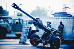 Cannon gun military vehicle close-up royalty free stock photo Cannon gun military vehicle close-up royalty free stock photo