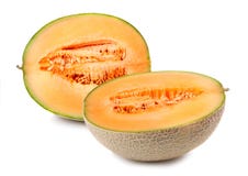 Cantaloupmelonmelon arkivfoto Cantaloupmelonmelon arkivfoto