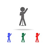 Cantante, concerto, icona della stella Elementi della professione della gente nelle multi icone colorate Icona premio di progetta royalty illustrazione gratis Cantante, concerto, icona della stella Elementi della professione della gente nelle multi icone colorate Icona premio di progetta royalty illustrazione gratis