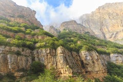 Canyon in the mountains near the village of Griz.Guba.Azerbaijan stock photo Canyon in the mountains near the village of Griz.Guba.Azerbaijan stock photo