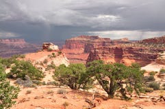 Canyonlands Nationaal Park royalty-vrije stock afbeeldingen Canyonlands Nationaal Park royalty-vrije stock afbeeldingen