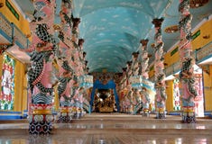 cao Dai świątynia Vietnam cao Dai świątynia Vietnam