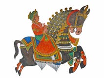 Caparisoned horse on parade. royalty free illustration Caparisoned horse on parade. royalty free illustration