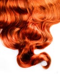 Capelli rossi ricci immagini stock Capelli rossi ricci immagini stock