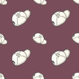 Cappuccio senza cuciture di modo di baseball del modello su fondo variopinto Modello per il tessuto, carta royalty illustrazione gratis Cappuccio senza cuciture di modo di baseball del modello su fondo variopinto Modello per il tessuto, carta royalty illustrazione gratis