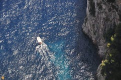 Capri Cliff View Stock Image