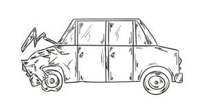 Traffic Accident Coloring Pages